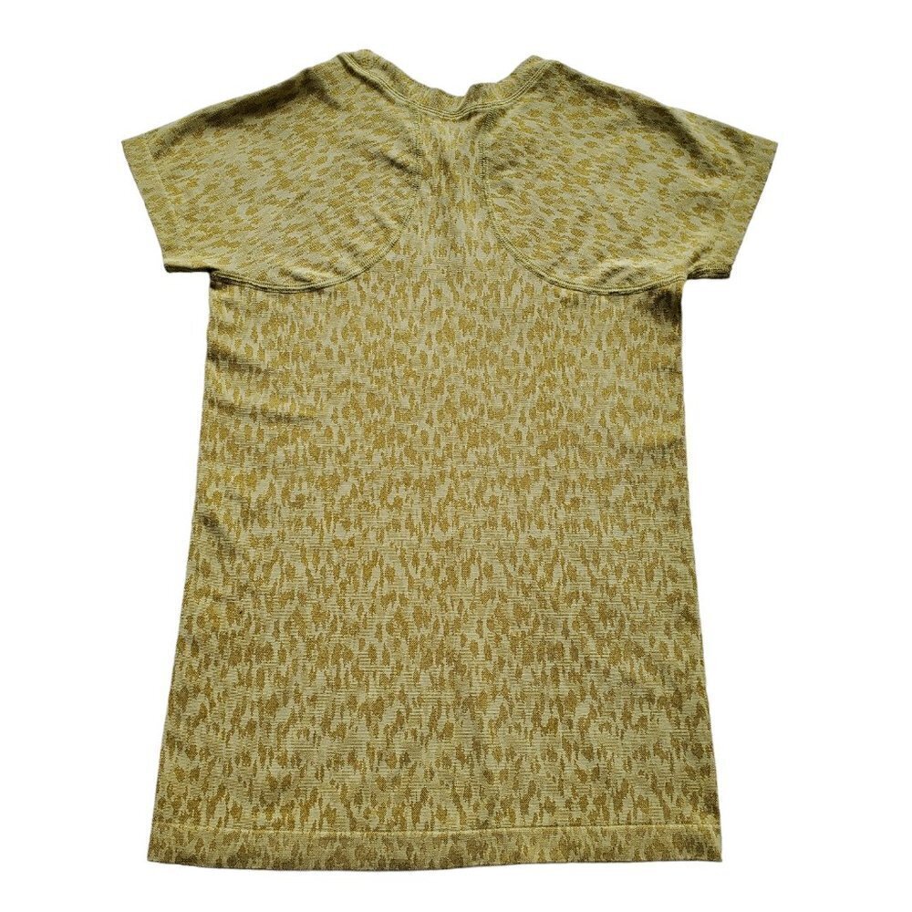 ATHLETA Momentum Allure Lemon Lime Animal Print Tee XXS - Picture 5 of 14